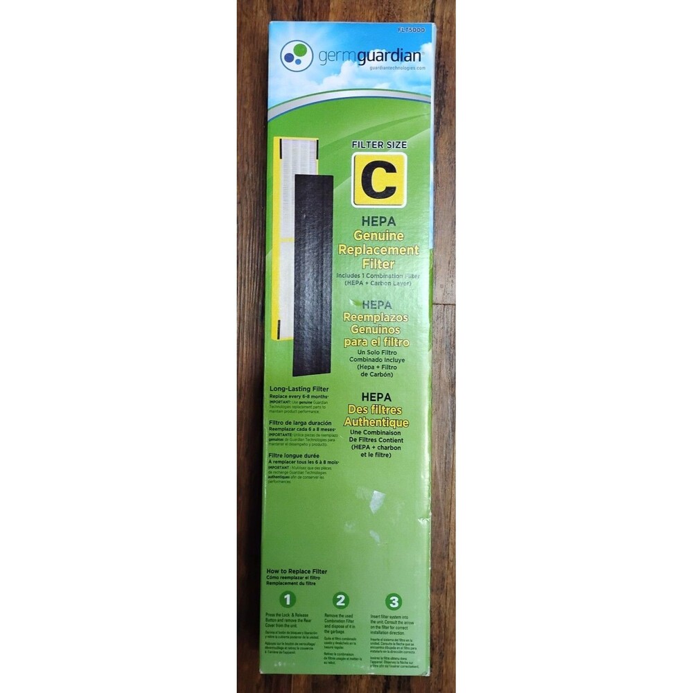 GermGuardian air purifier filter FLT5000 genuine HEPA filter C is